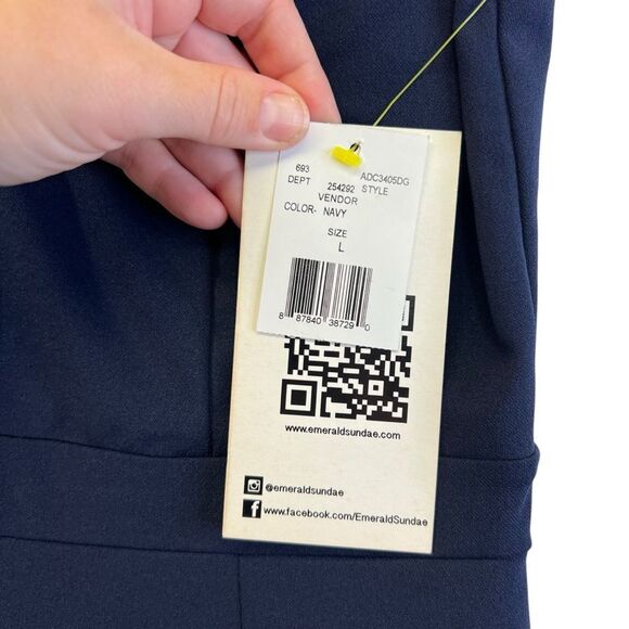 Nwt Navy vintage romper emeraldsundae - Picture 7 of 16